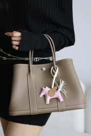 Hermes Garden Party Grey Bag 30cm - 6