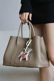 Hermes Garden Party Grey Bag 30cm - 5