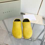 Marni Closed Toe Slippers Yellow - 3