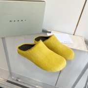 Marni Closed Toe Slippers Yellow - 2