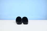 Balenciaga Black Leather Cosy BB Flat Mules - 5