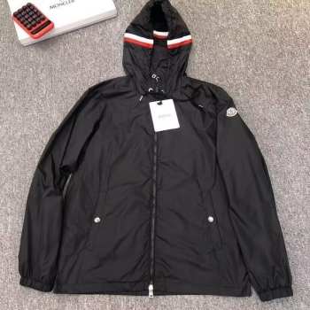 Moncler Men's Black Grimpeurs Hooded Jacket