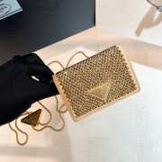 Prada Gold Crystal Bag 11.5cm - 2