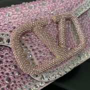 Valentino Garavani Shoulder Bag With Jewel Logo 19cm - 3