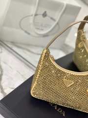 Prada Satin Crystal Mini-Bag Gold 23cm - 2