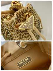 Prada Mini Bucket Bag in Crystal-embellished Satin - 3