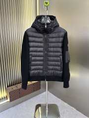 Moncler Hooded Down Knit Jacket - 5