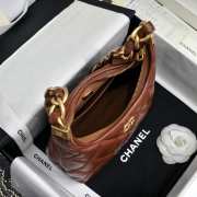 Chanel Small Hobo Bag AS4922 Brown 22.5cm - 5