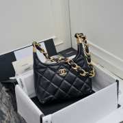 Chanel Small Hobo Bag AS4922 Black 22.5cm - 1