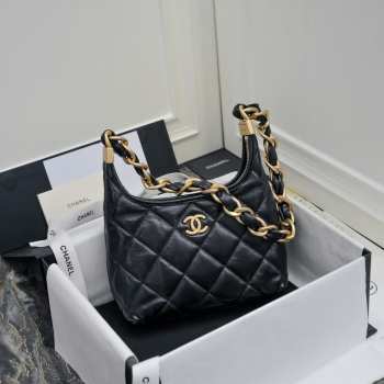 Chanel Small Hobo Bag AS4922 Black 22.5cm