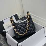 Chanel Small Hobo Bag AS4922 Black 22.5cm - 6