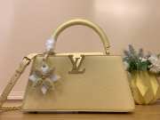 Louis Vuitton Capucines East-West MM Yellow 33cm - 1