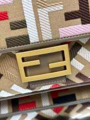 Fendi Baguette Canvas Shoulder Bag 26CM 03 - 6