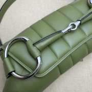 Gucci Horsebit Chain Medium Shoulder Bag Green - 2