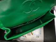 Chanel Flap bag 25cm lambskin green - 3