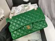 Chanel Flap bag 25cm lambskin green - 5