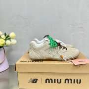 Miumiu & New Balance 530 SL Light Brown Sneakers - 1