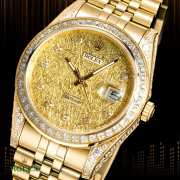 Rolex Day Date Gold Watch with Diamond 41mm - 2