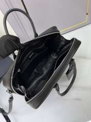 Prada Business Leather Black Bag 36cm - 5