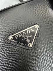 Prada Business Leather Black Bag 36cm - 2