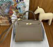 Hermes Kelly Etoupe Epsom & Gold Hardware 25cm - 1