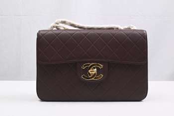 Chanel Vintage Wine Red Lambskin Flap Bag