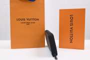 Louis Vuitton M11523 Zippy Vertical Wallet In Black/Blue 20cm - 6