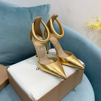 Gianvito Rossi Gold Heels 105mm