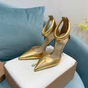 Gianvito Rossi Gold Heels 105mm - 4