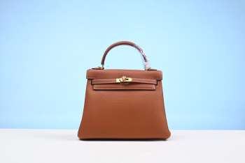 Hermes Kelly 25 togo gold hardware bag