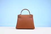 Hermes Kelly 25 togo gold hardware bag - 3