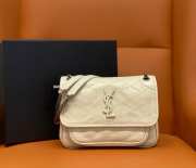 YSL Niki Bag 22cm Cream White - 1