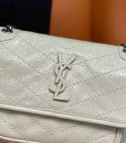 YSL Niki Bag 22cm Cream White - 4