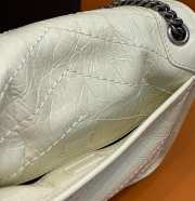 YSL Niki Bag 22cm Cream White - 3