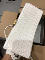 Balenciaga Hourglass White Bag with Gold Hardware 23cm - 6