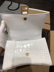 Balenciaga Hourglass White Bag with Gold Hardware 23cm - 3