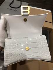 Balenciaga Hourglass White Bag with Gold Hardware 19cm - 2