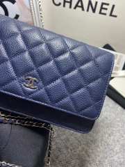 Chanel WOC Caviar Navy Blue Bag 19cm - 3