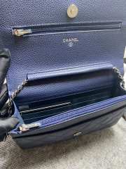 Chanel WOC Caviar Navy Blue Bag 19cm - 4