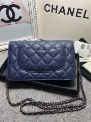 Chanel WOC Caviar Navy Blue Bag 19cm - 6