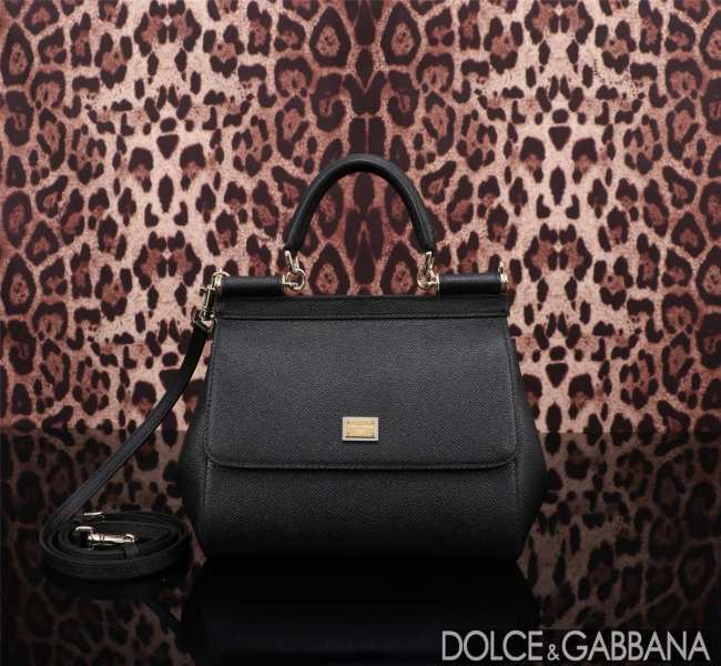 Dolce & Gabbana Sicily handbag in Black 20cm - 1