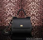 Dolce & Gabbana Sicily handbag in Black 20cm - 1