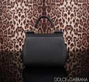 Dolce & Gabbana Sicily handbag in Black 20cm - 6