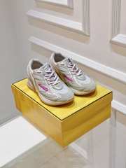 Fendi First 1 Sneakers in Grey&Pink - 1