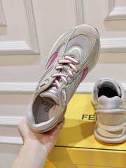 Fendi First 1 Sneakers in Grey&Pink - 6