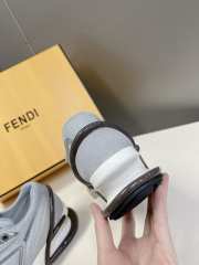 Fendi First 1 Sneakers in Grey - 4