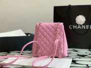 Chanel Caviar Backpack in Pink - 5