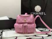 Chanel Caviar Small Backpack in Pink - 5