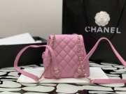 Chanel Caviar Small Backpack in Pink - 4