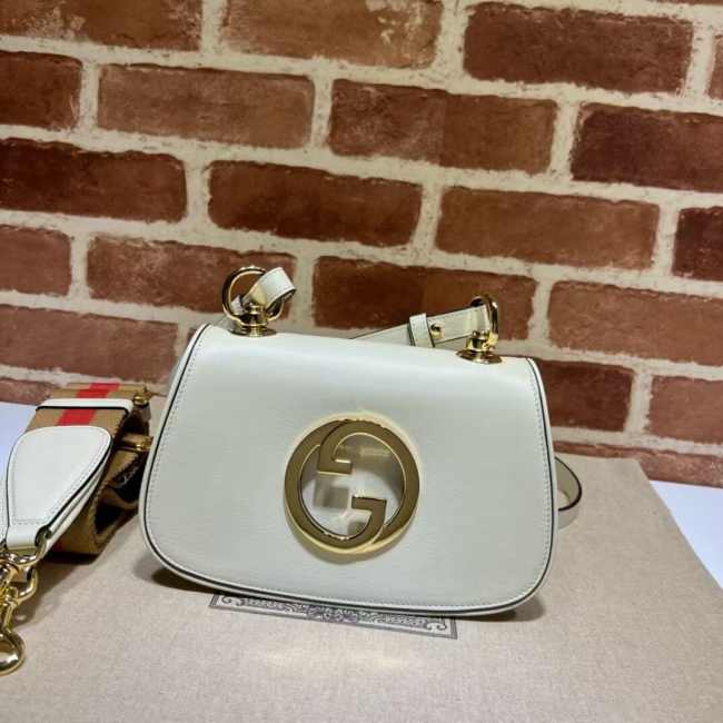 Gucci Blondie Small White Shoulder Bag 22cm - 1